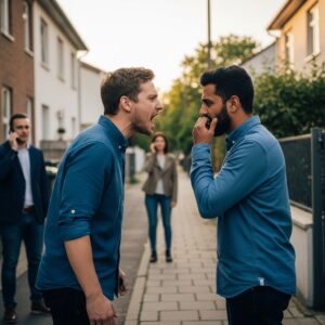 Streit zwei Personen